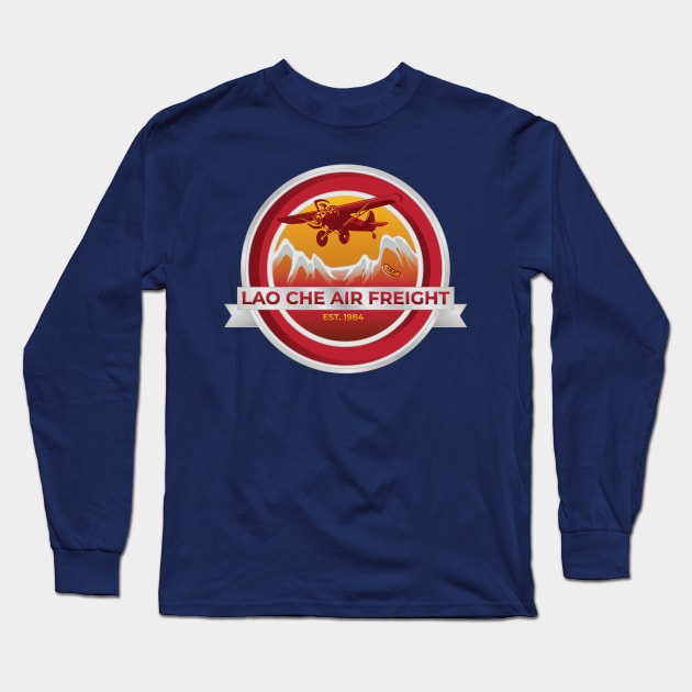 Lao Che Air Freight '84 Long Sleeve T-Shirt by DeepDiveThreads